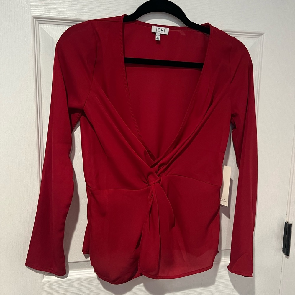 NWT Red blouse